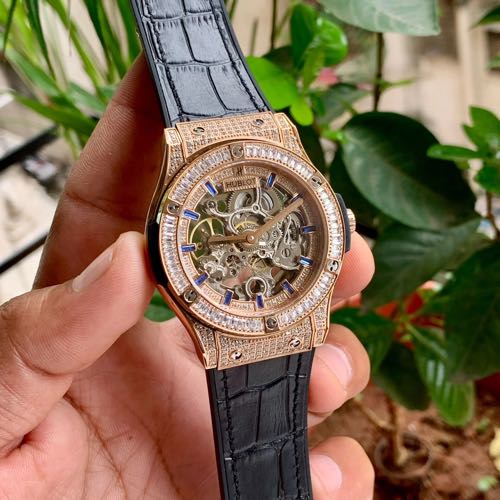 Hublot Big Bang Skeleton Dial Diamond Edition Watch