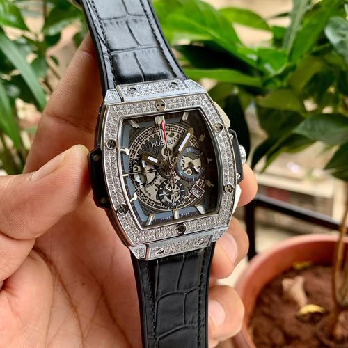 Hublot Spirit of Big Bang King Diamond Edition Silver Watch