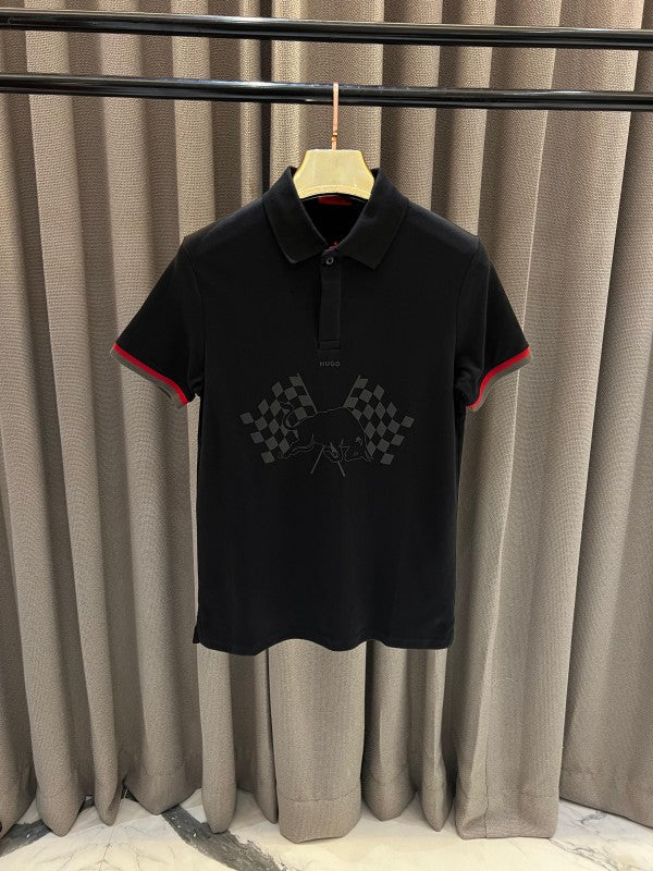 Hugo Boss Black Racer Flag Polo T-Shirt