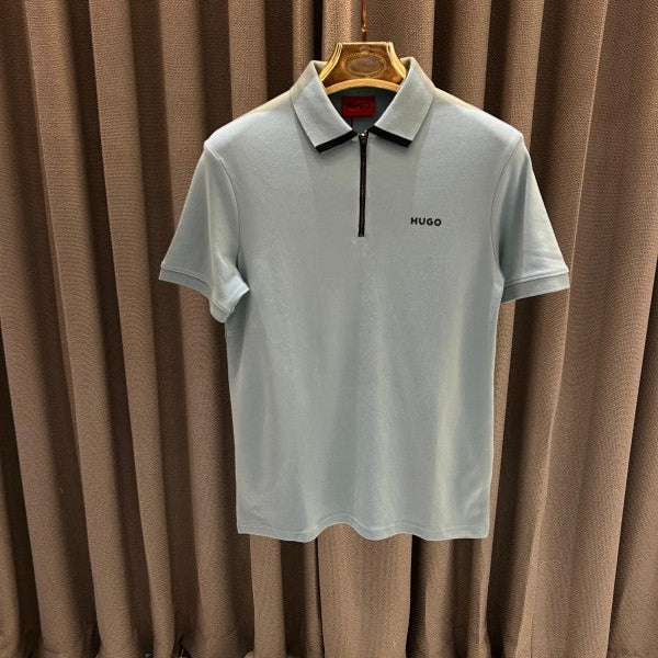 Hugo Boss Light Grey Polo T-Shirt