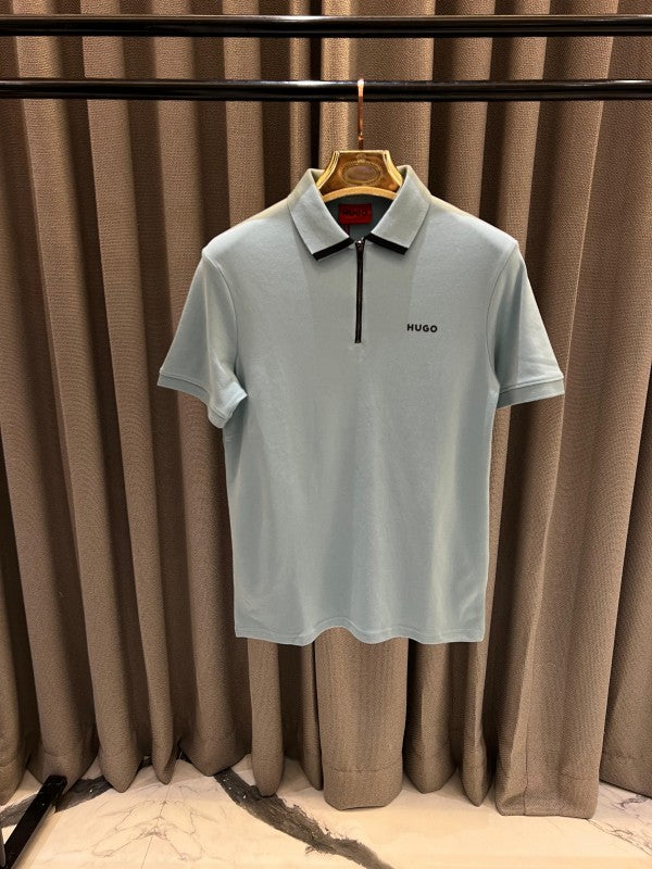Hugo Boss Light Grey Polo T-Shirt