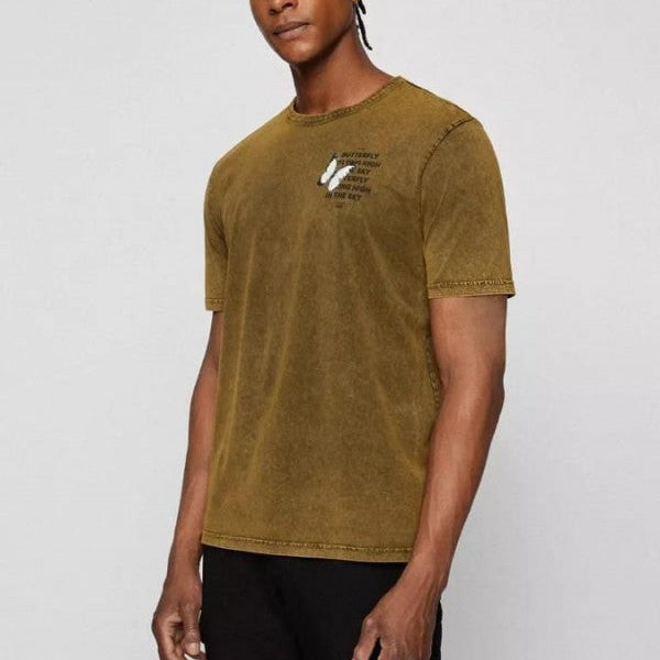 Hugo Boss Surplus Round Neck T-Shirt Original Olive