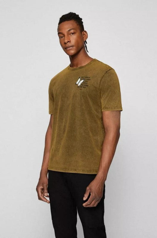 Hugo Boss Surplus Round Neck T-Shirt Original Olive