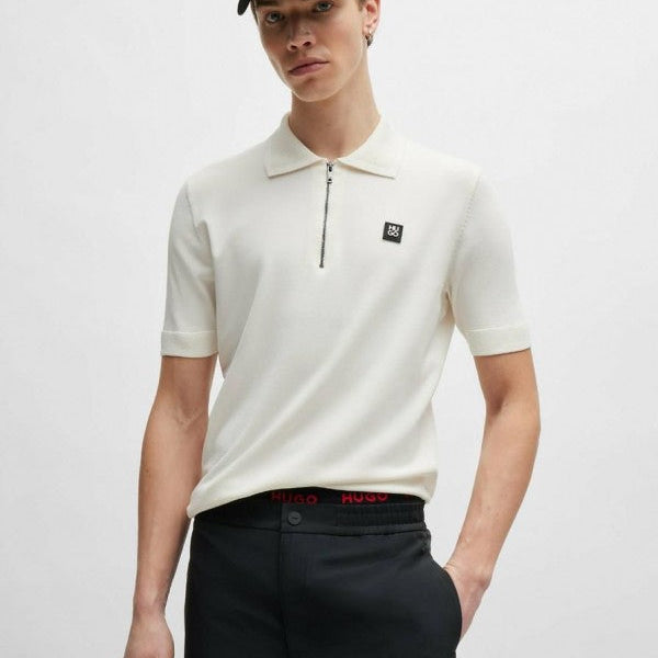 Hugo Boss White Premium Classic Polo T-Shirt