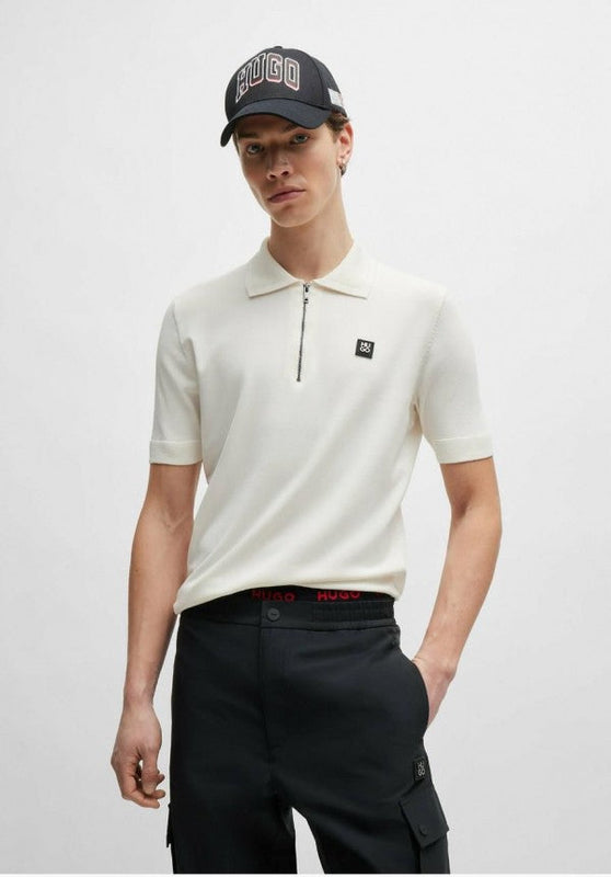Hugo Boss White Premium Classic Polo T-Shirt