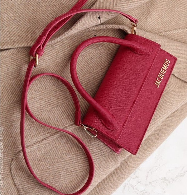 Jacquemus Le Chiquito Long Handle Bag With Sling Belt and OG Box (Pink - 287)