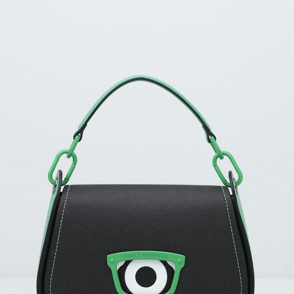 Karl Lagerfeld x Darcel Disappoints Print Crossbody Bag Black With OG Box & Dust Bag