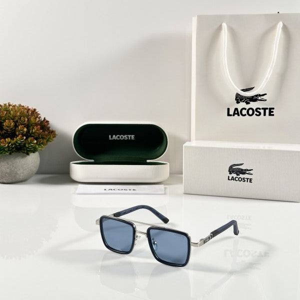 Lacoste 8926 Silver Blue Sunglasses