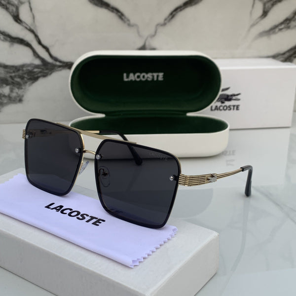 Lacoste 9221 Gold Black Sunglasses