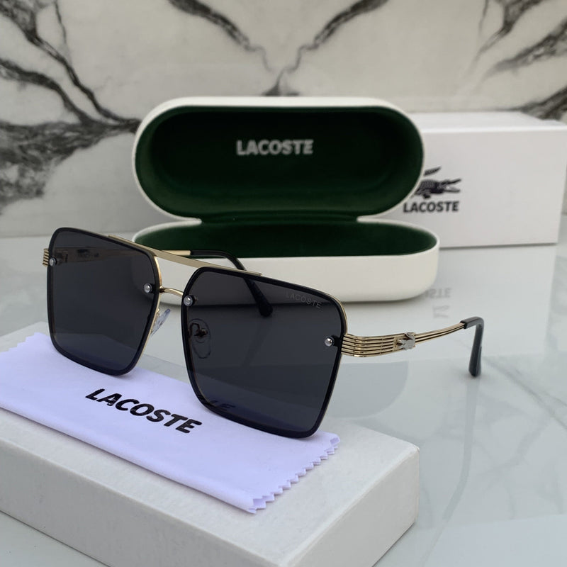 Lacoste 9221 Gold Black Sunglasses