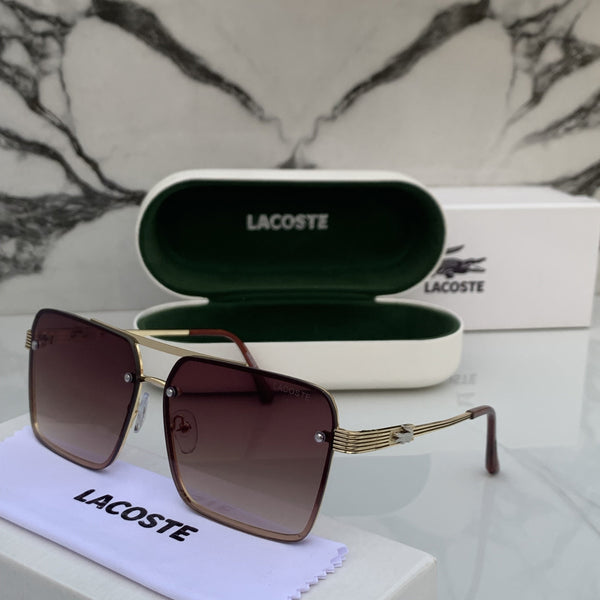 Lacoste 9221 Gold Brown Sunglasses