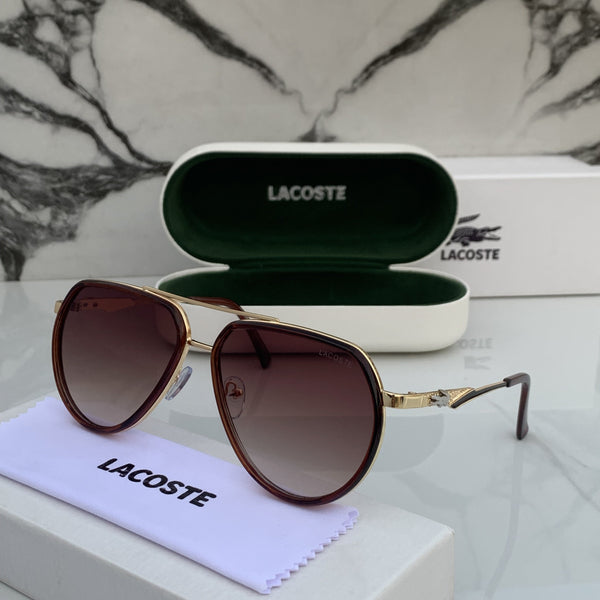Lacoste 9224 Gold Brown Sunglasses