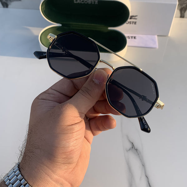 Lacoste 9238 Gold Black Sunglasses