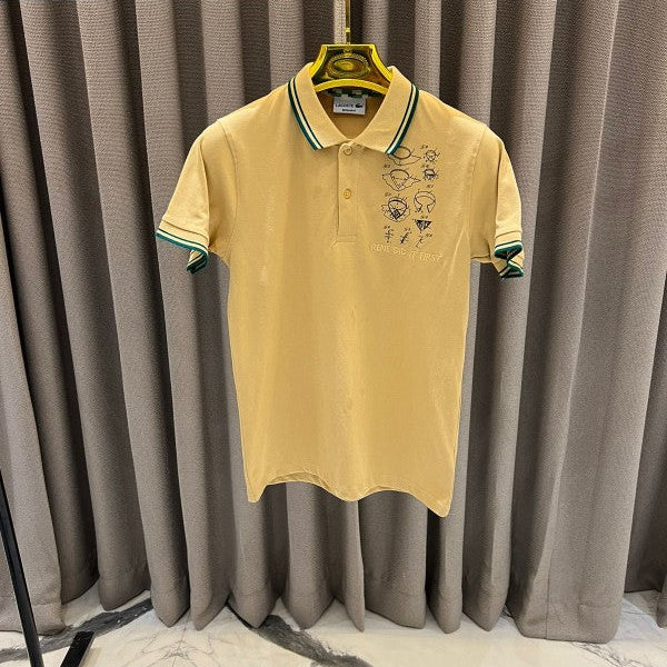 Lacoste Chest Logo Polo T-shirt Yellow