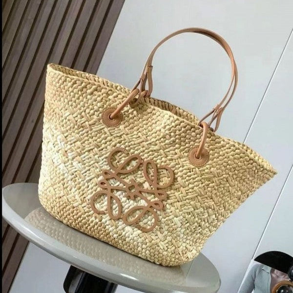 Loewe x Paulas Ibiza Anagram Basket Melange Tote Bag