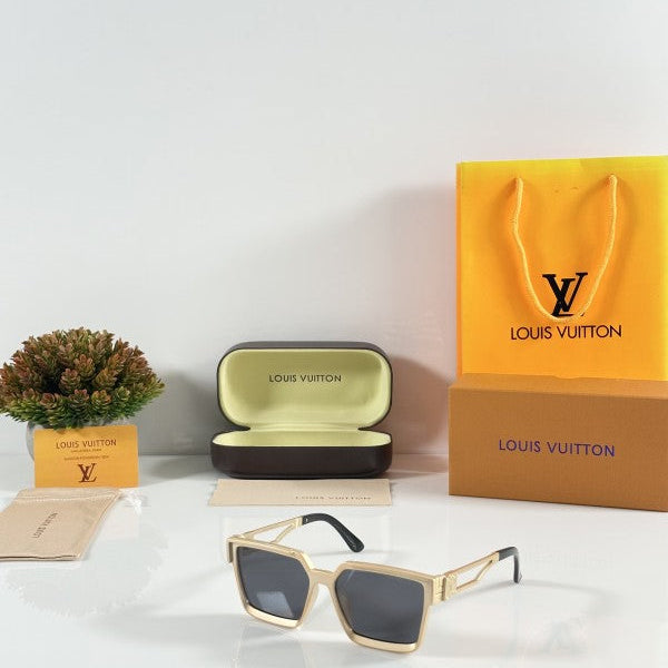 Louis Vuitton 139 Gold Black Sunglasses