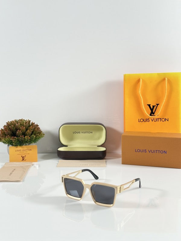 Louis Vuitton 139 Gold Black Sunglasses