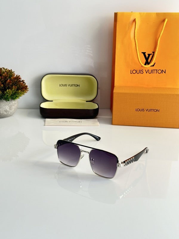 Louis Vuitton 5124 Silver Black DC Sunglasses