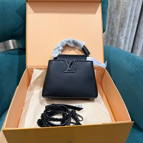 Louis Vuitton Capucines Mini Black OG Double Box With Dust Bag 9681575