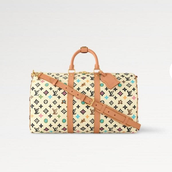 Louis Vuitton Keepall Duffle 45 Monogram Craggy Canvas Tyler Colorful With Dust Bag Tag & Lock Key (2024)