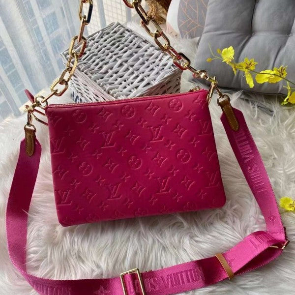 Louis Vuitton LV Coussin Bag With OG Box & Dust Bag (Pink - 522)
