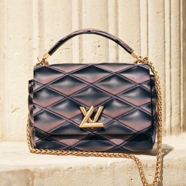 Louis Vuitton LV M23569 Go - 14 Premium With OG Box & Dust Bag (Black Pink - 705)