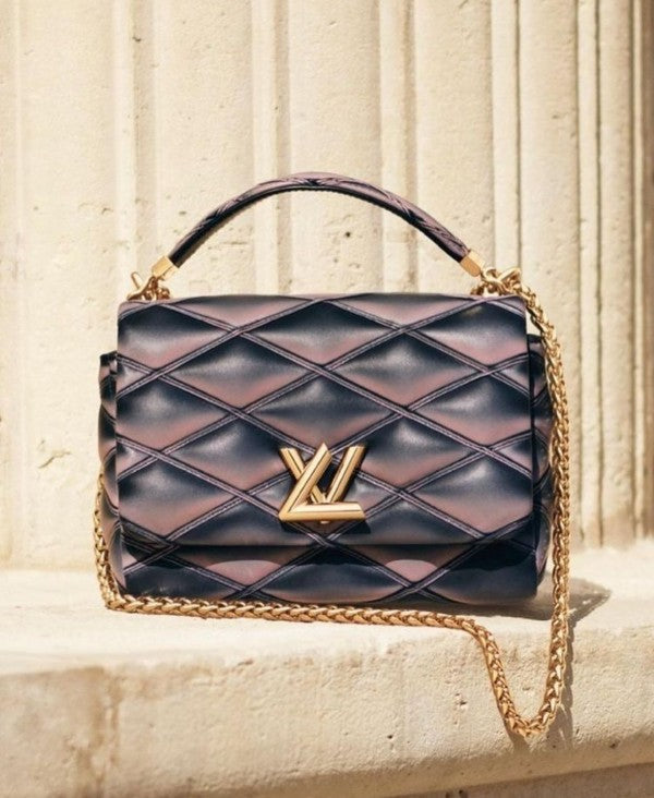 Louis Vuitton LV M23569 Go - 14 Premium With OG Box & Dust Bag (Black Pink - 705)