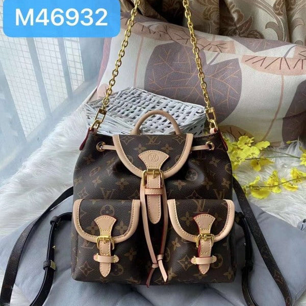 Louis Vuitton LV M46932 Excursion Monogram Backpack With OG Box & Dust Bag (Brown - 714)