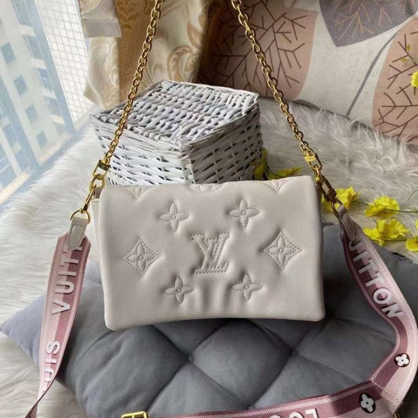 Louis Vuitton LV M81400 Bubblegram On Strap With OG Box & Dust Bag (White - 639)