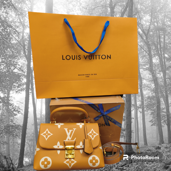 Louis Vuitton LV Madeline BB Handbag With LV Gift Box Carry Bag (Premium)