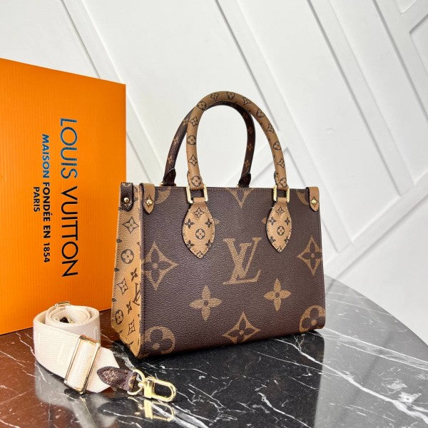 Louis Vuitton LV N Onthego Mini Leather Bag High Quality With Double Brand Box