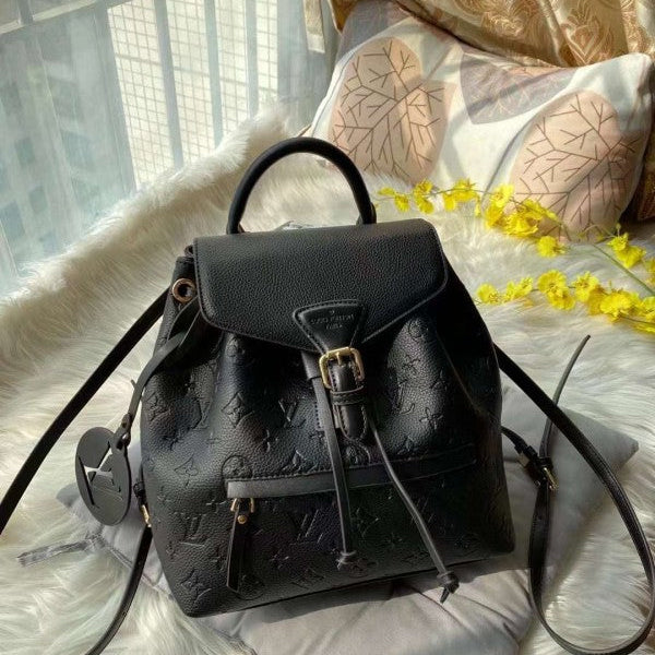 Louis Vuitton LV Premium Unisex Backpack With Dust Bag (Black - 585)