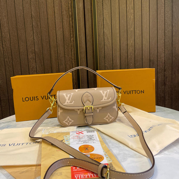 Louis Vuitton Nano Baguette Shoulder Handbag With Folding Box 462
