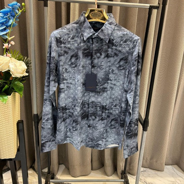 Louis Vuitton Thunder Black Full Sleeves Shirt