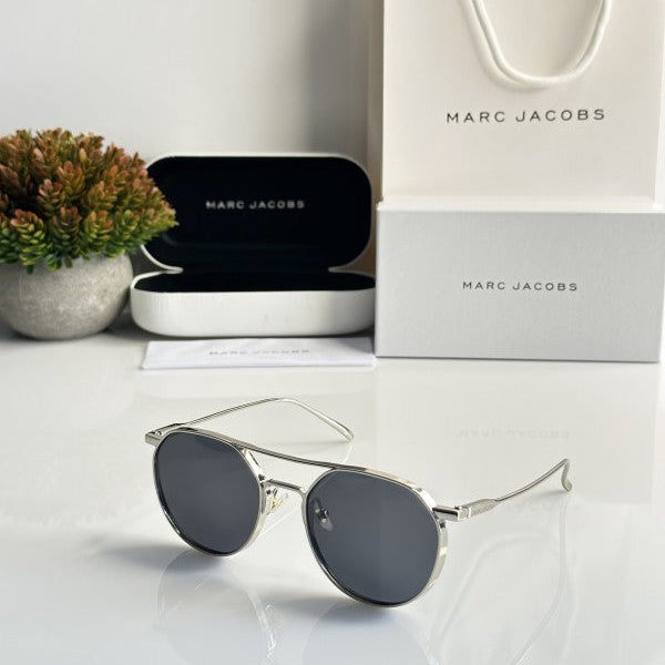Marc Jacobs 9025 Silver Black Sunglasses