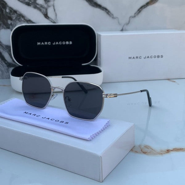 Marc Jacobs 9185 Silver Black Sunglasses