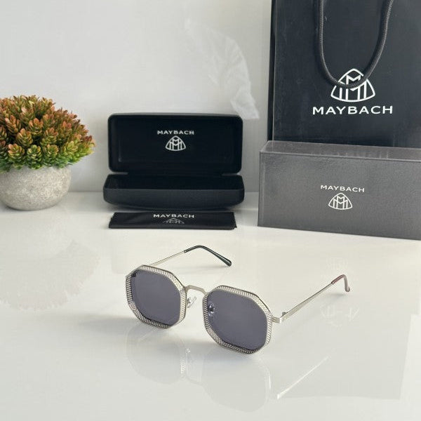 Maybach 2189 Silver Black Sunglasses