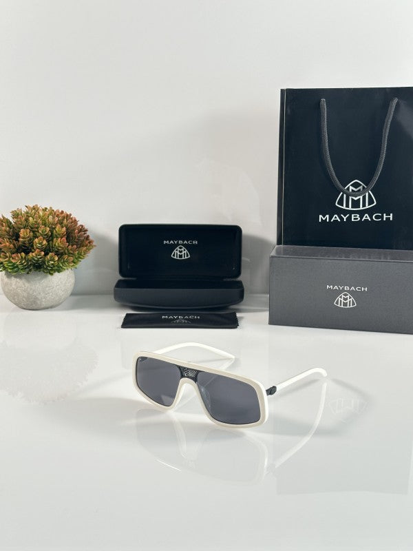 Maybach 2846 White Black Sunglasses