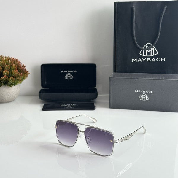 Maybach 8017 Silver Black DC Sunglasses