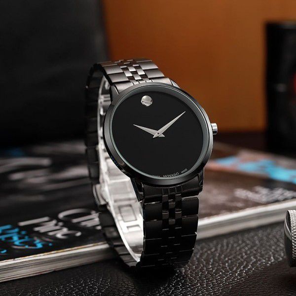 Mens Movado Museum Diamond Classic Bracelet Watch