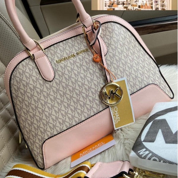 Michael Kors MK Dome Bag With Dust Cover Pink