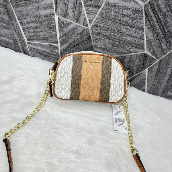 Michael Kors MK Oval Camera Bag With Dust Cover