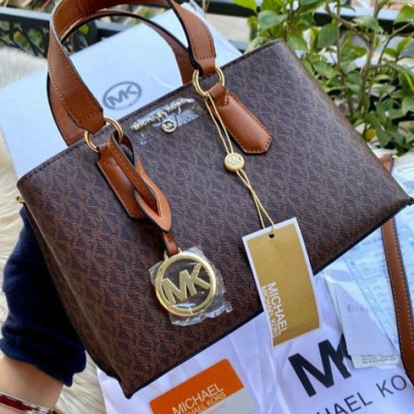 Michael Kors Mk Emma Medium Shoulder Bag With OG Box