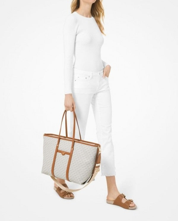 Michael Kors Tote Bag Hombro With Brand Dust Bag Beige Brown