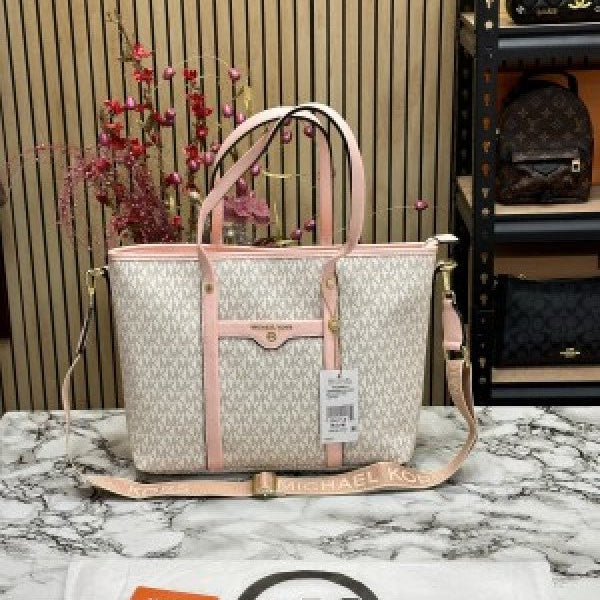 Michael Kors Tote Bag Hombro With Brand Dust Bag Beige Pink