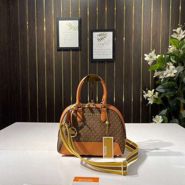 Michael kors alma bag with dust bag(20055coffe brown)