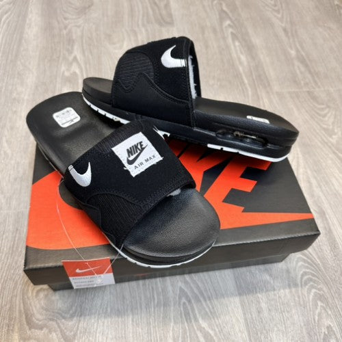 Nike AirMax 1 Premium Full Black Flip-Flop
