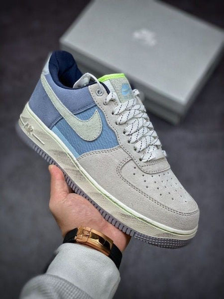 Nike Air Force 107 LX Mountain White Grey Stone Light Blue – Shoes