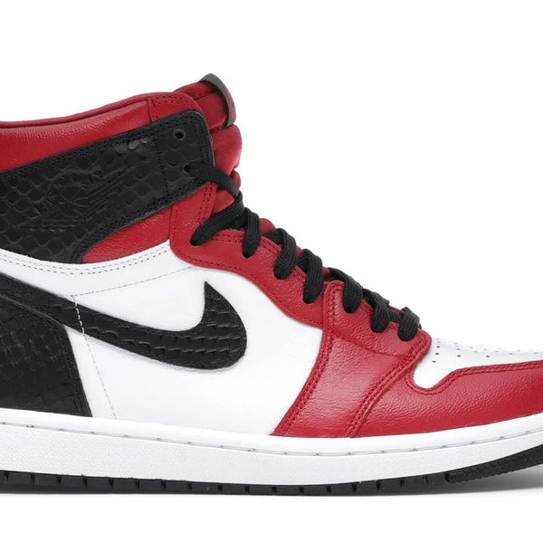 Nike Air Jordan 1 High Satin Snake Shoes