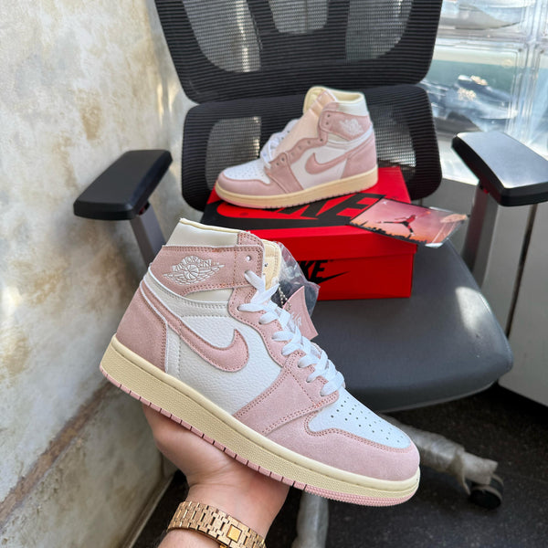 Nike Air Jordan 1 High Washed Pink Semi UA Shoes